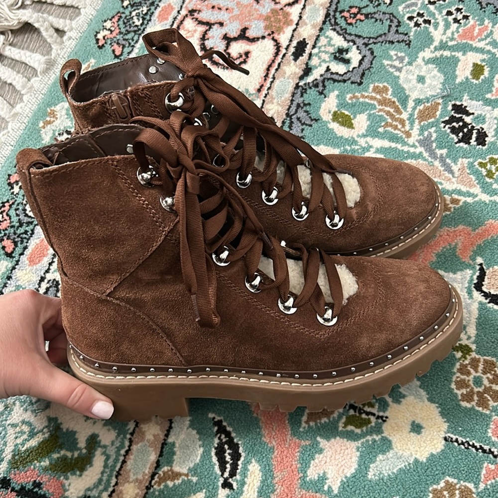 Steve Madden brown boots women